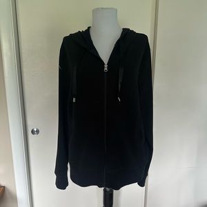 Danskin Black Zippered Sweatshirt